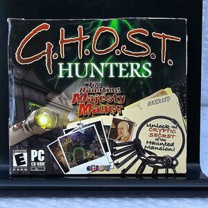 PC CD ROM software game GHOST Hunters mystery game dated 2007 eGames Rated E
